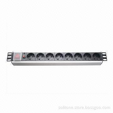 Euro Plug Socket 8-Way 16A PDU